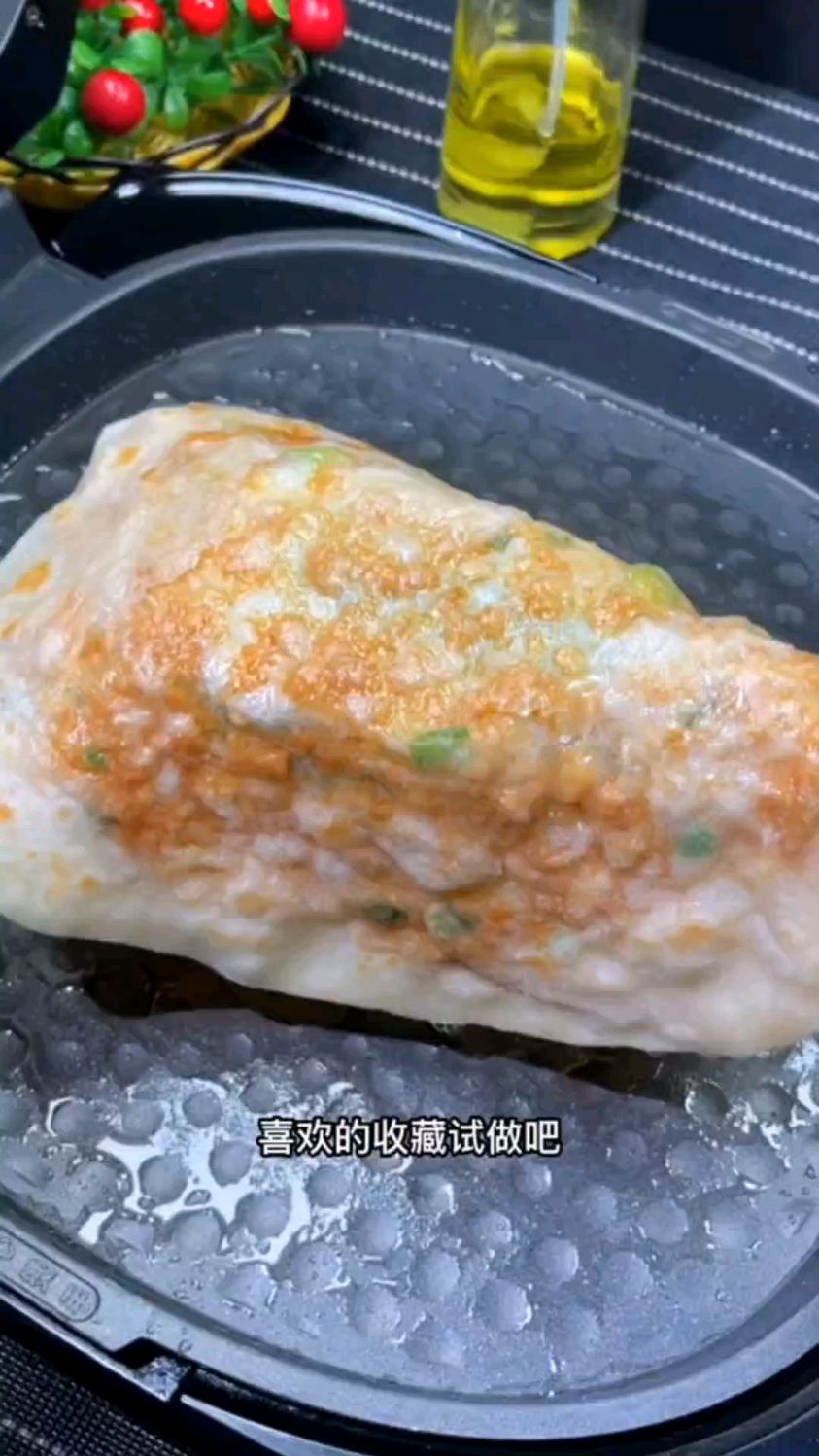 我也试了一下,这个特别火爆的东河肉饼真的好吃