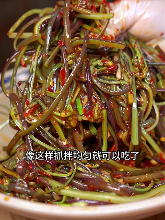又到吃野菜的季节了,蕨菜摘回家你就跟我这样做,清脆爽口还下饭