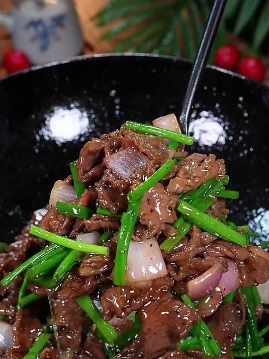 黑椒牛肉片太美味了