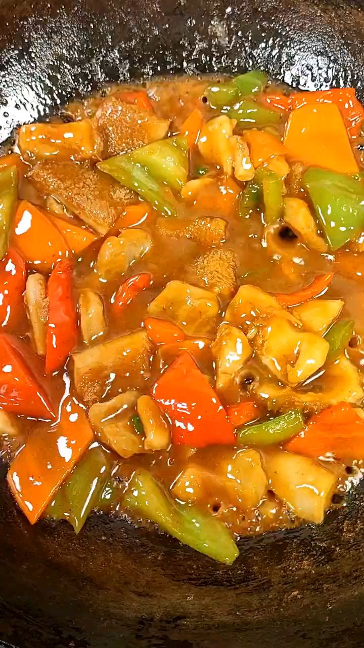 营养美食菜炒肚片
