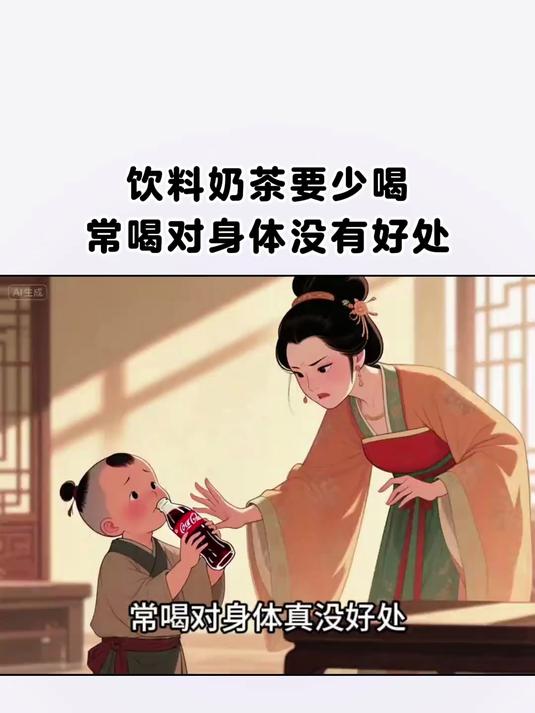 饮料奶茶要少喝,常喝对身体没有好处