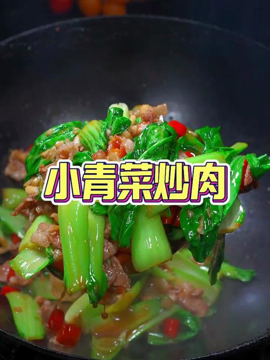 做法简单的下饭菜青菜炒肉