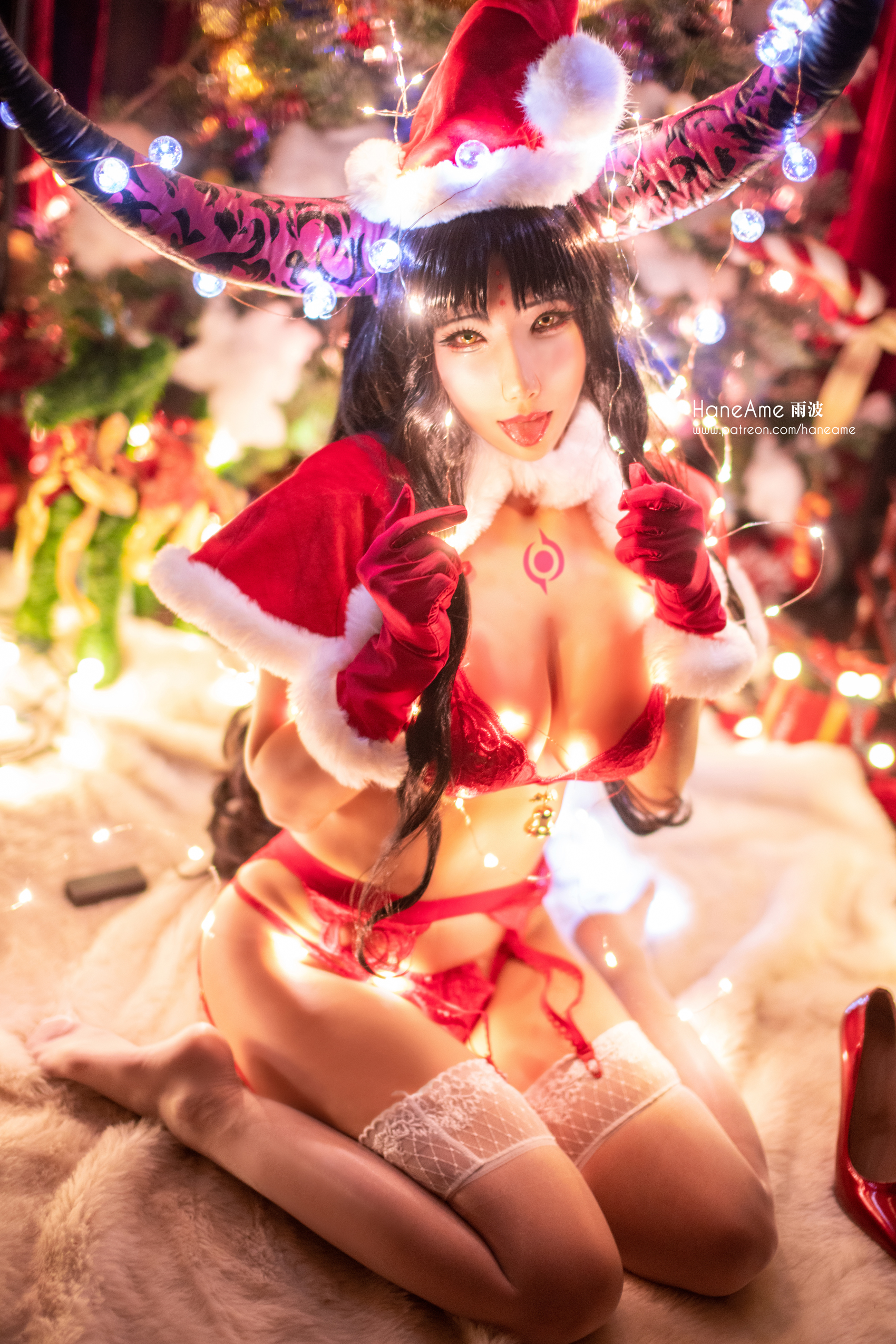 图片[2]-Hane Ame 雨波写真 NO.032 – 杀生院圣诞节[10P30M]-六色网