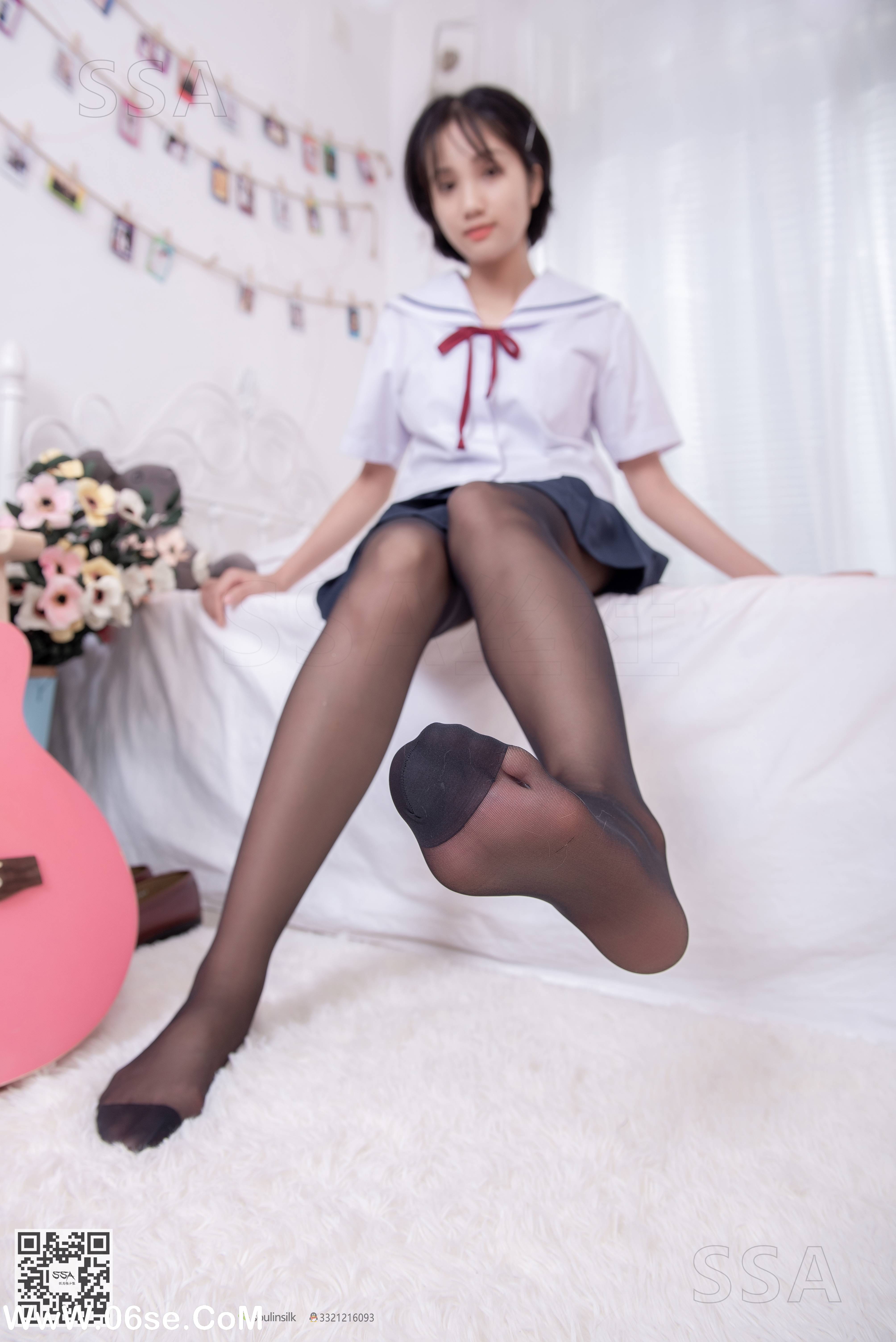 图片[117]-[SSA丝社] NO.169 小佩 JK制服黑丝[148P1.68G]-六色网