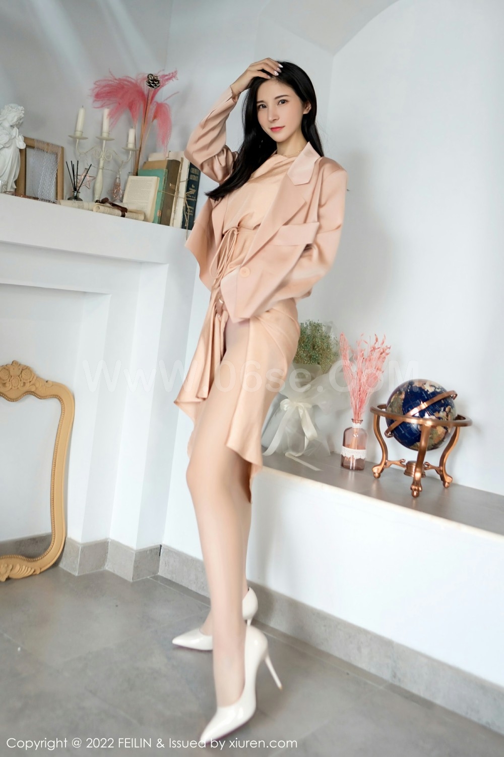 图片[19]-[FEILIN嗲囡囡] VOL.433 小蛮妖Yummy 性感学生装-六色网