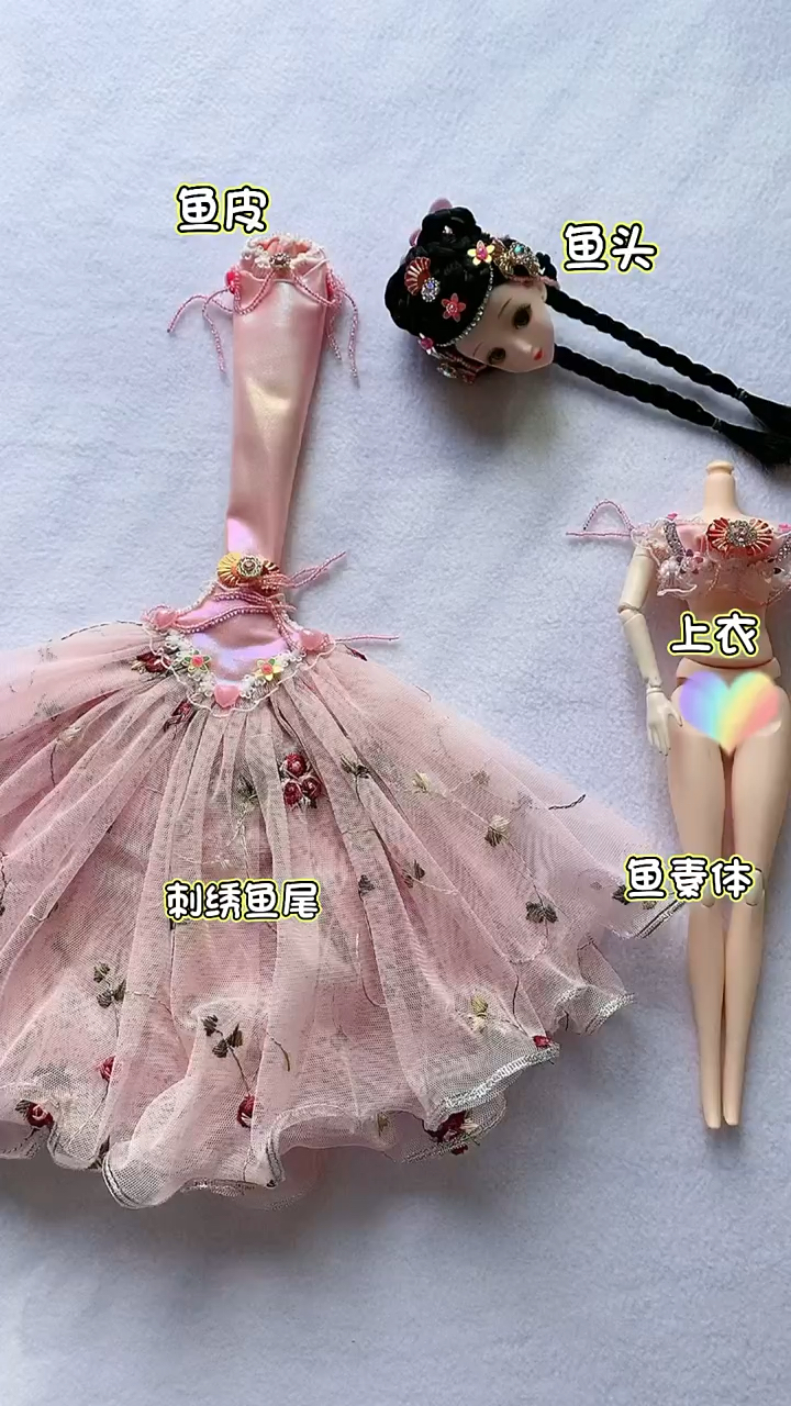 美人鱼穿衣教程