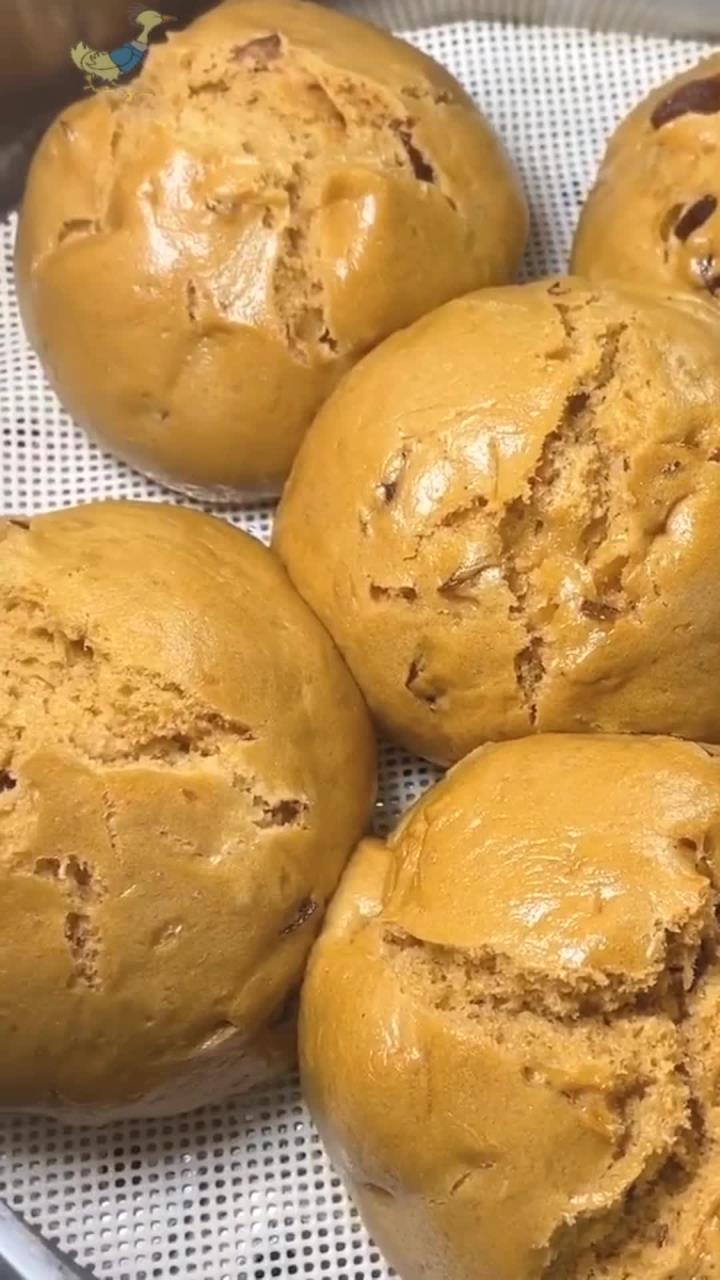 红糖大枣开花馒头 比面包还好吃