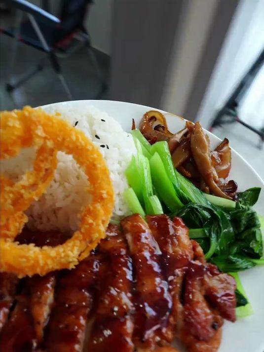 照烧鸡腿饭家庭版 简单好吃营养健康