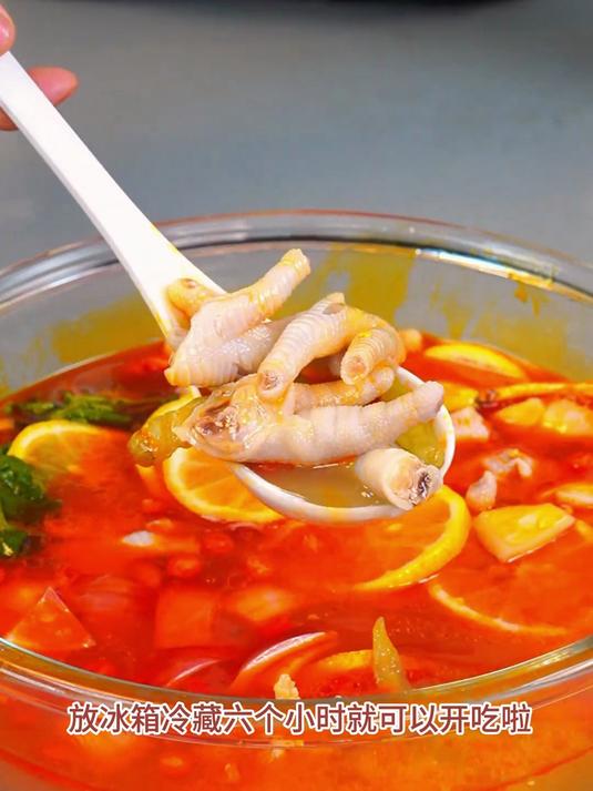 一家17年柠檬鸡爪专卖店的配方做法大公开