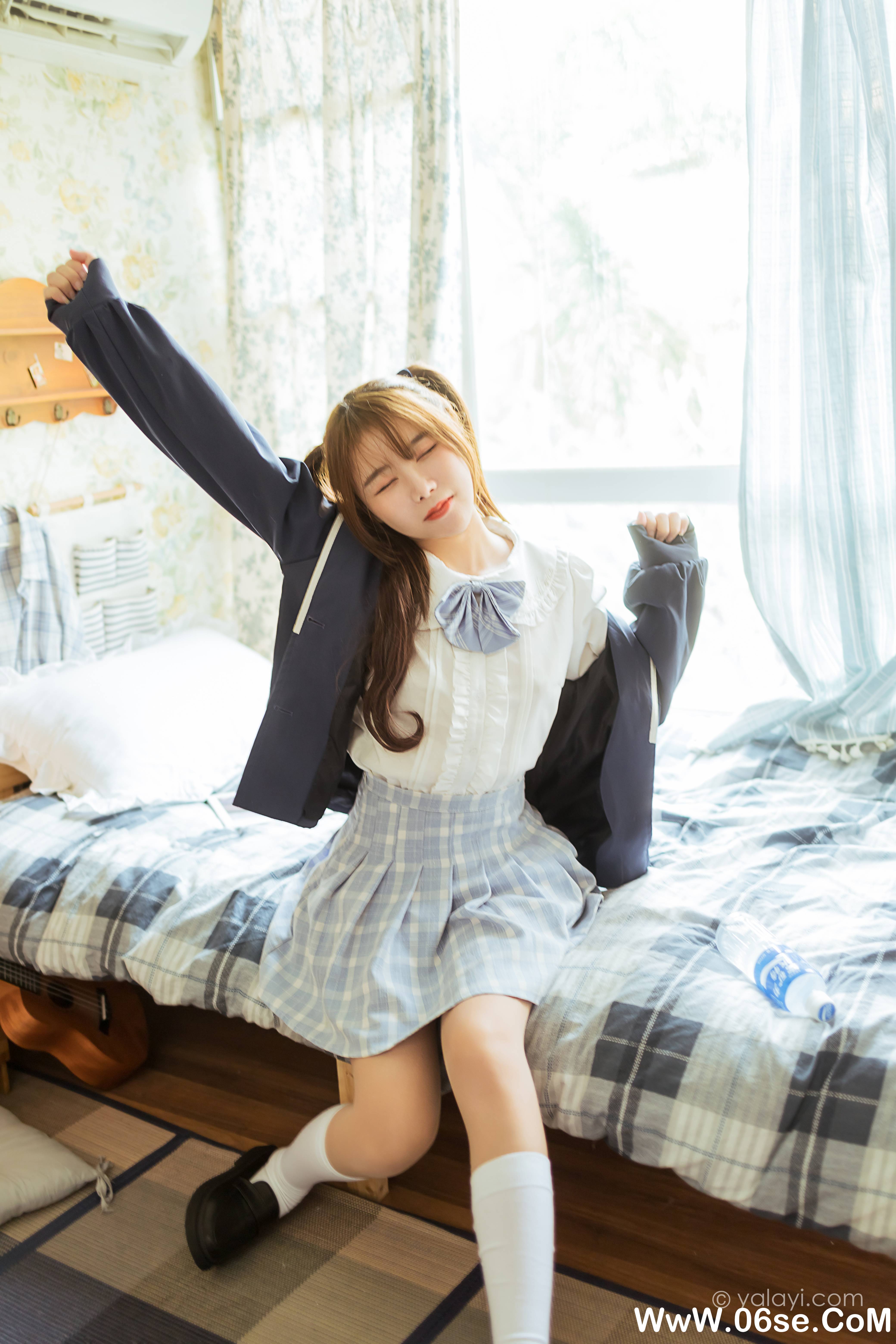 图片[22]-[YALAYI雅拉伊] 2021.07.13 NO.813 钰慧《最爱的jk制服》[40+1P480M]-六色网