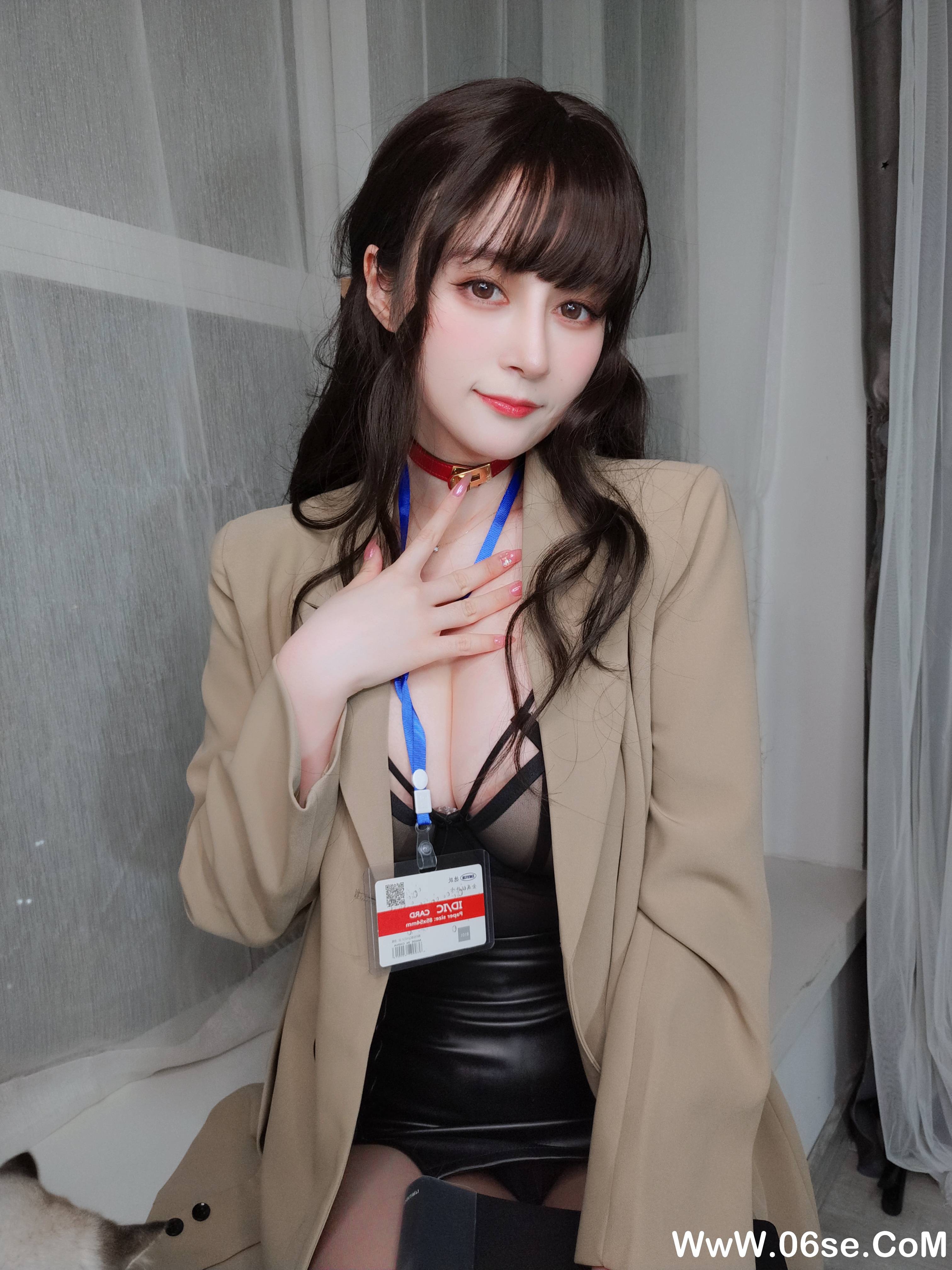 图片[8]-Coser小姐姐白银 NO.164 — 残業中 ing [25P70M]-六色网