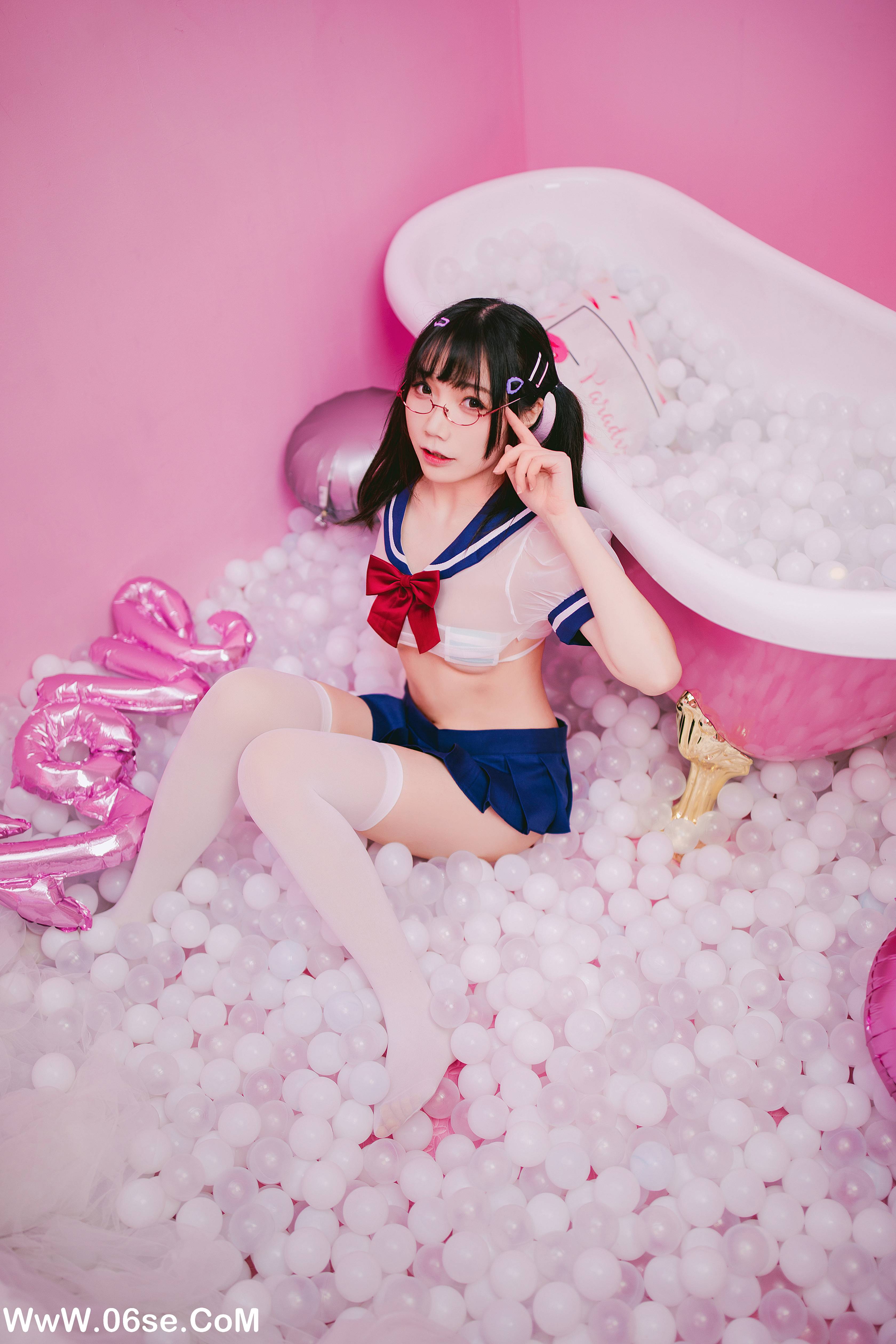 图片[14]-真央Mao NO.003 – 浴缸JK [18P193M]-六色网