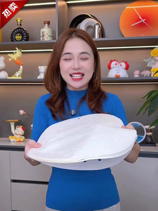 一次性蒸笼纸,蒸馒头包子不粘,太方便了