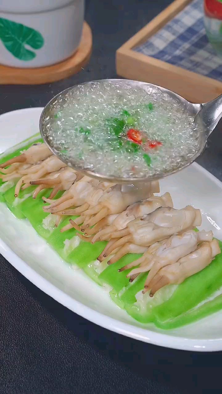 待客好菜,蛏子蒸丝瓜