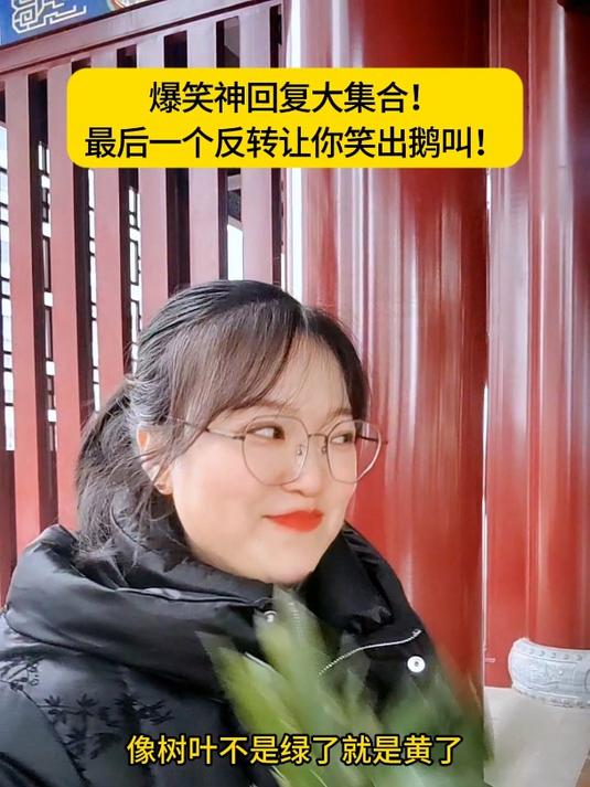 爆笑神回复大合集,最后一个反转让你笑出鹅叫!