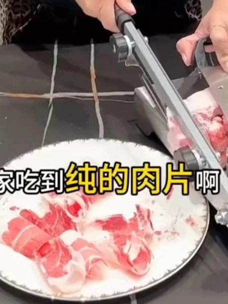 切冻猪牛羊肉卷神器家用手动小型切肉机冻肉薄片不锈钢切片机