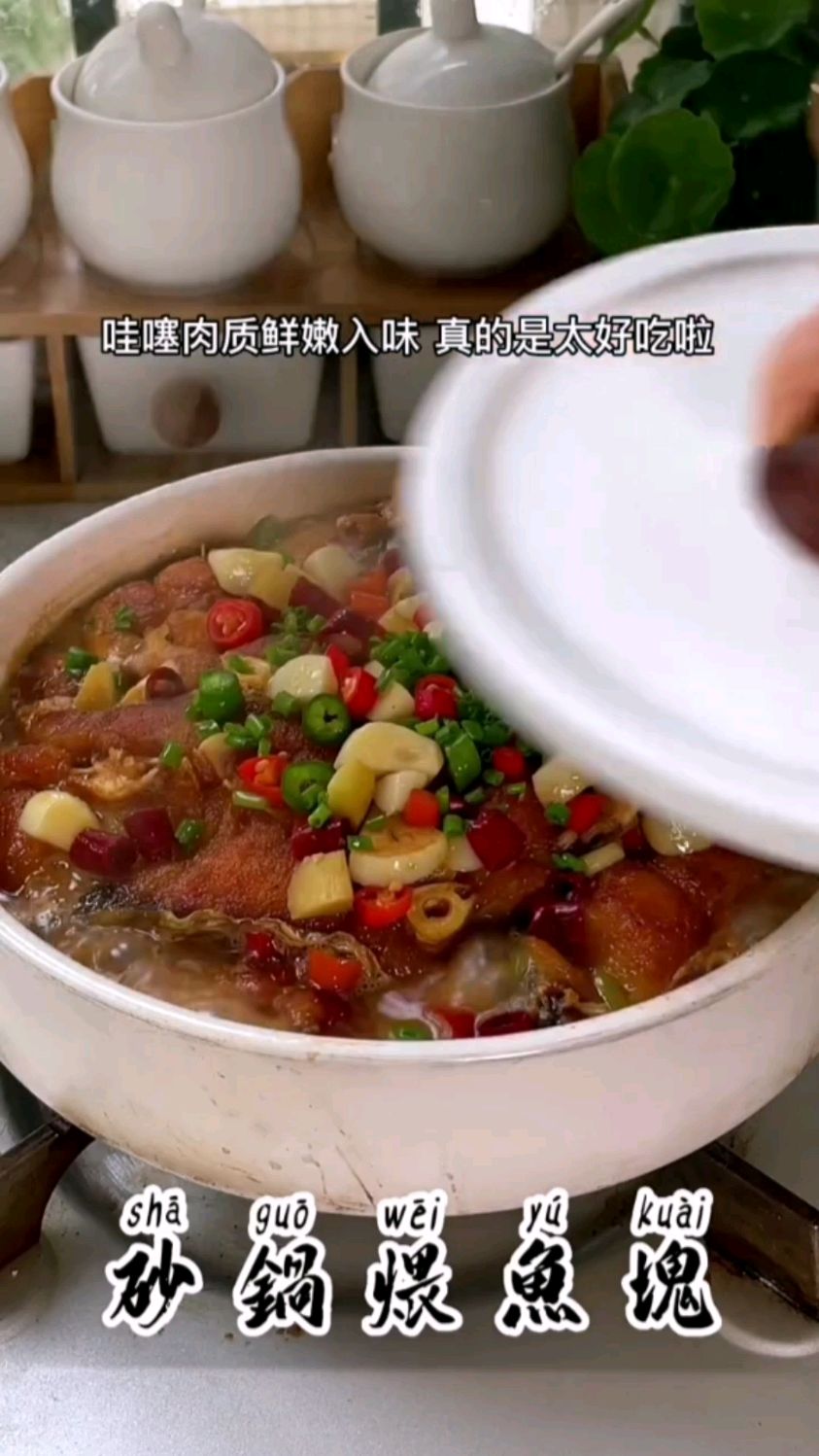砂锅煨鱼块的家庭做法