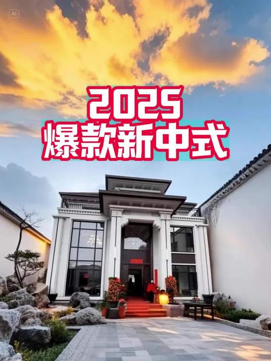 2025爆款新中式三层农村自建房