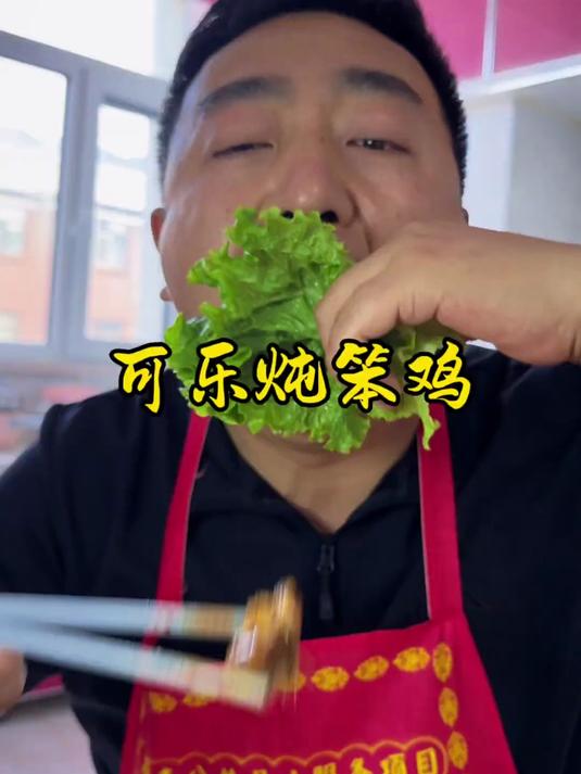 可乐炖鸡 视频拍的不好对付看吧