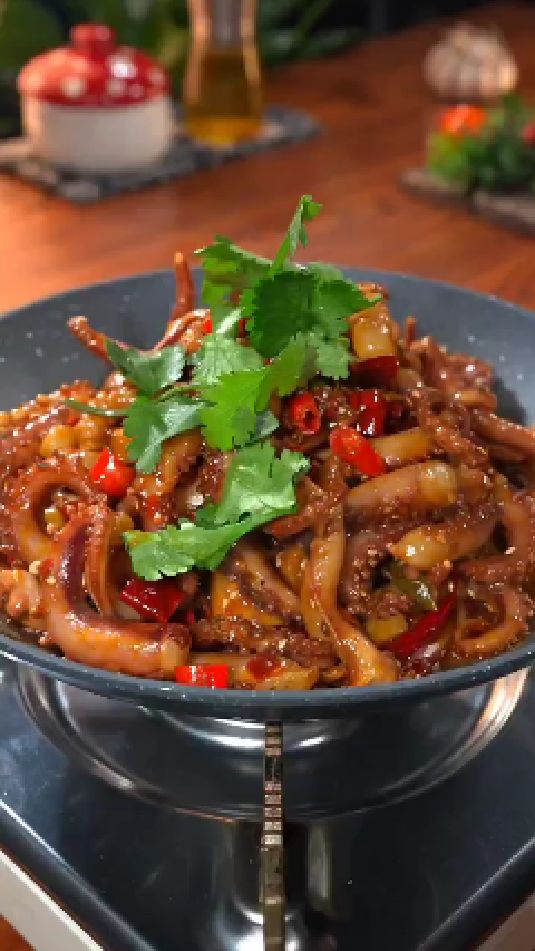 香辣鱿鱼丝的做法