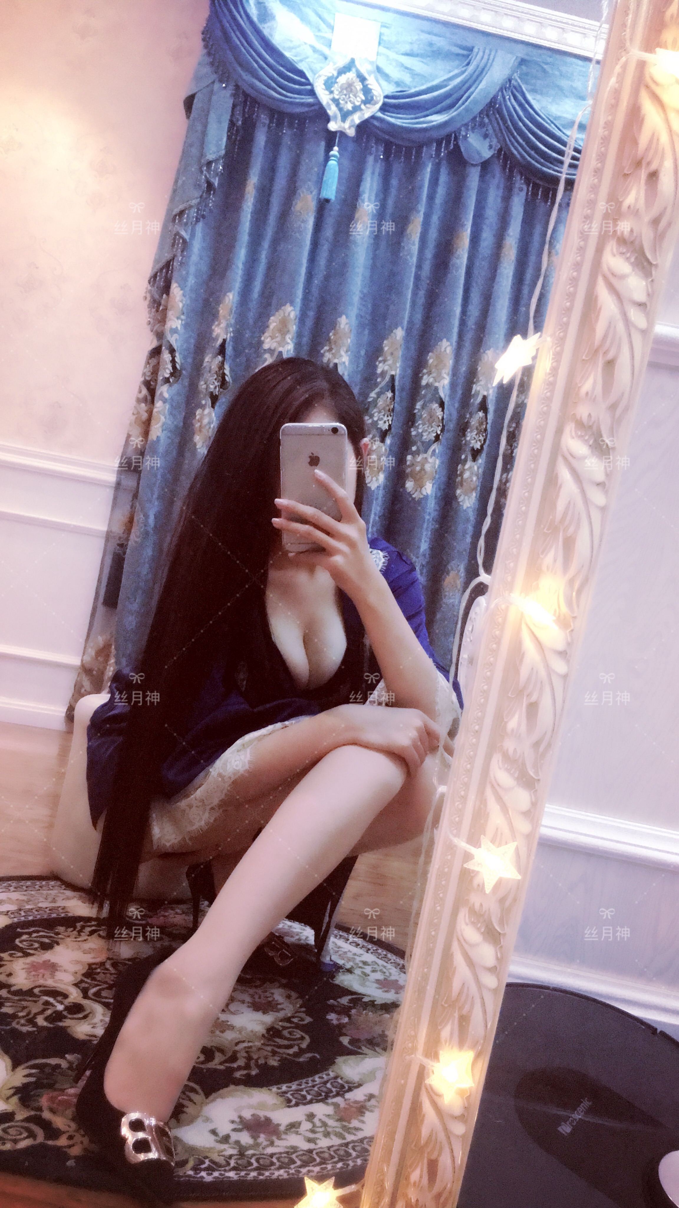 图片[3]-丝月神 NO.017 维密睡衣肉丝绒面高跟[88P71M]-六色网