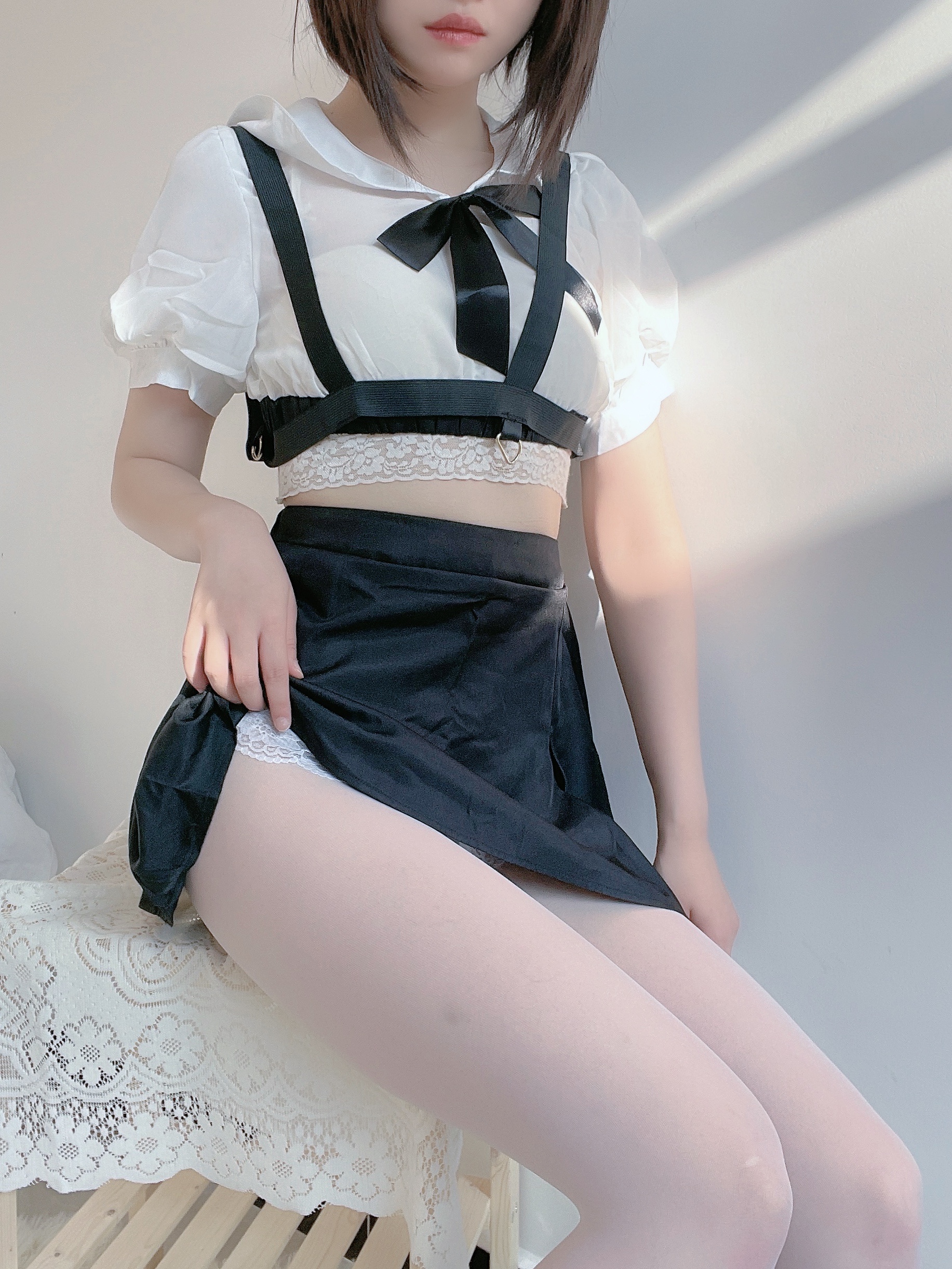 图片[94]-田璐璐 NO.003 — 白丝短裙[100P+3V190M]-六色网