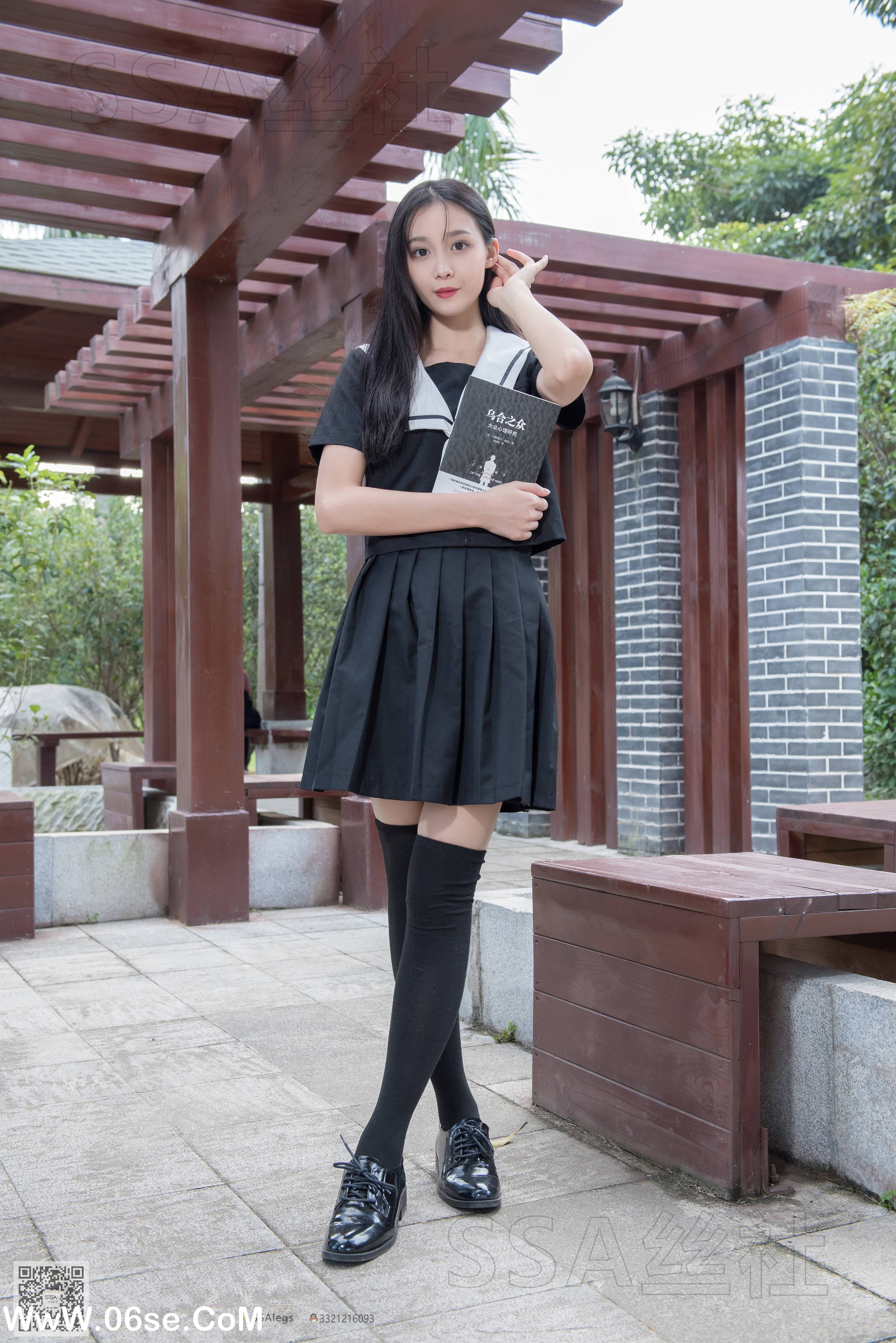 图片[6]-[SSA丝社] NO.060 君君 JK制服游公园[111P2.00G]-六色网