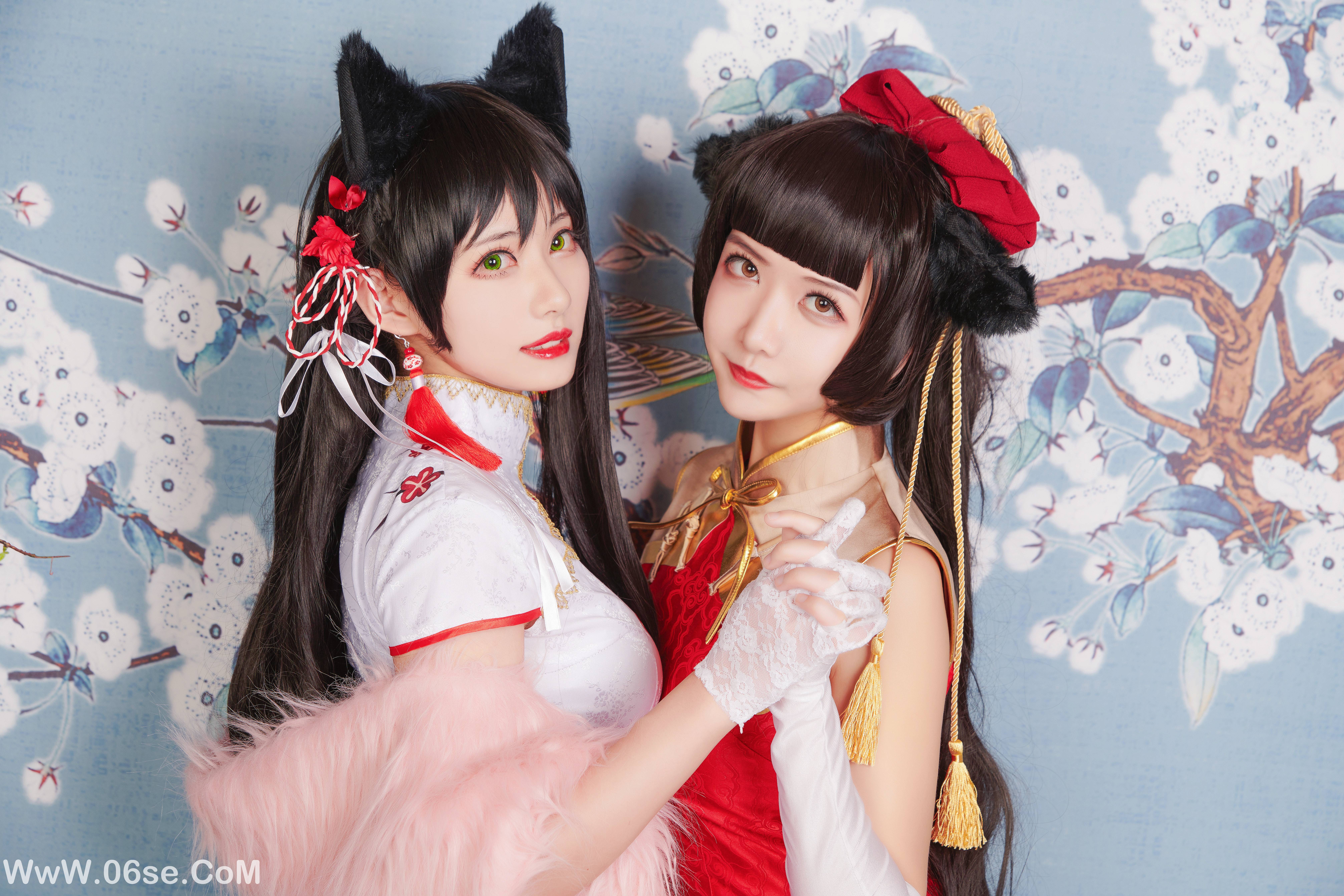 图片[7]-源纱希喵喵喵 NO.004 &Meiyi_烛墨 犬獒旗袍 [12P157M]-六色网