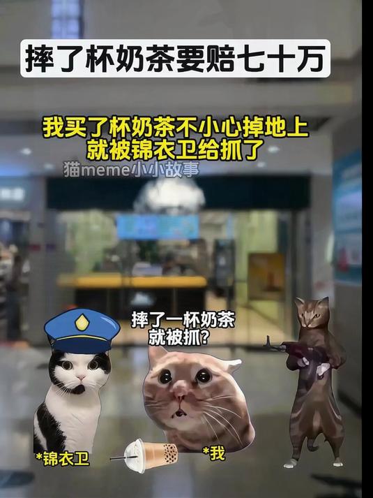 摔了杯奶茶赔七十万第二集，买了杯奶茶不小心掉地上就被抓了