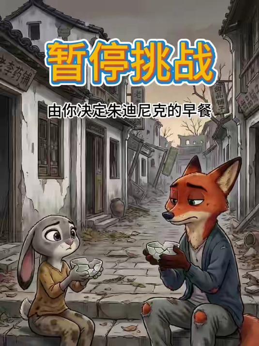 暂停挑战今天尼克和朱迪吃什么就看你的了！