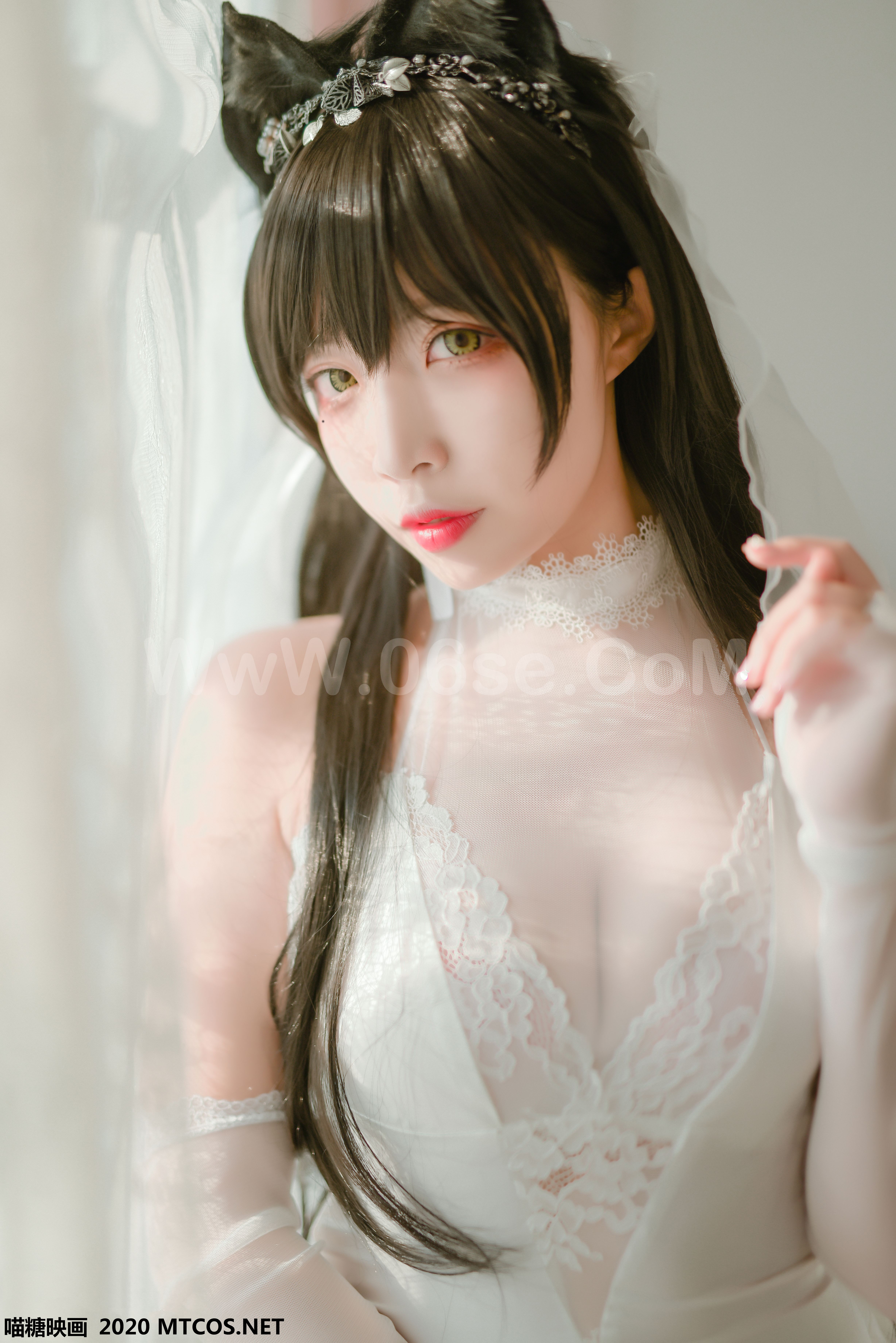 图片[30]-[MTCos] 喵糖映画 Vol.100 二佐Nisa 婚纱爱宕-六色网