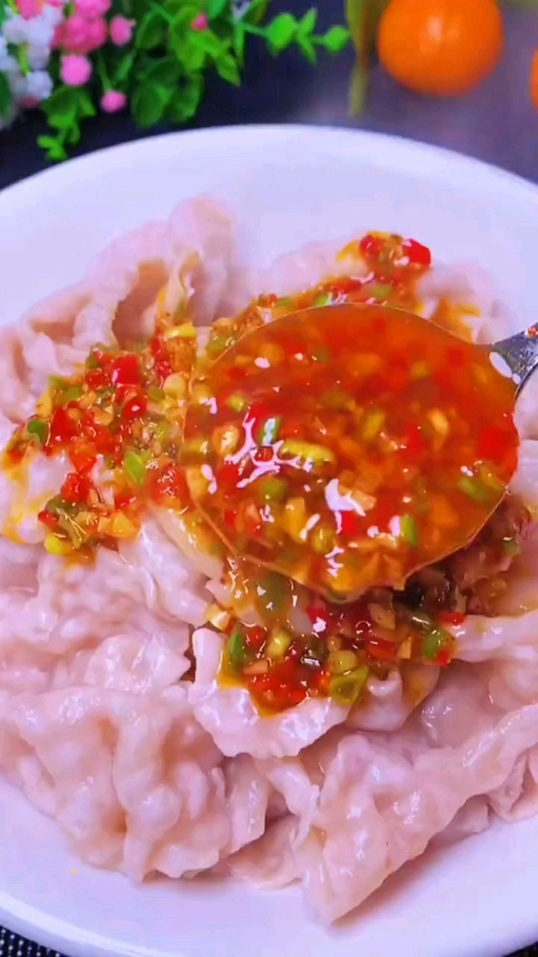 水煮里脊肉片,好吃要下饭