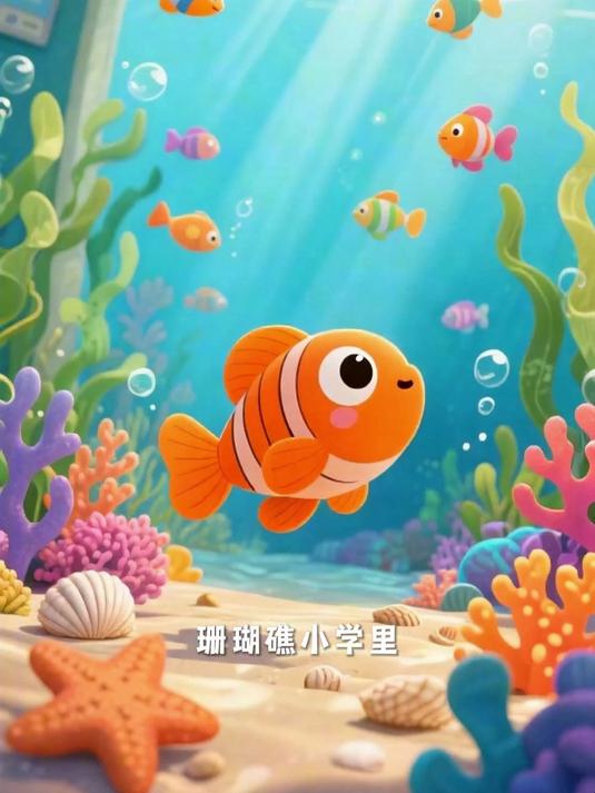 儿童海洋科普《小鲤鱼为什么会跳龙门?》