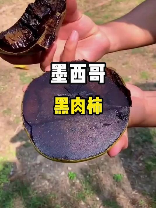 这种水果名叫黑柿，也叫黑肉柿，在国外是一种非常受欢迎的水果