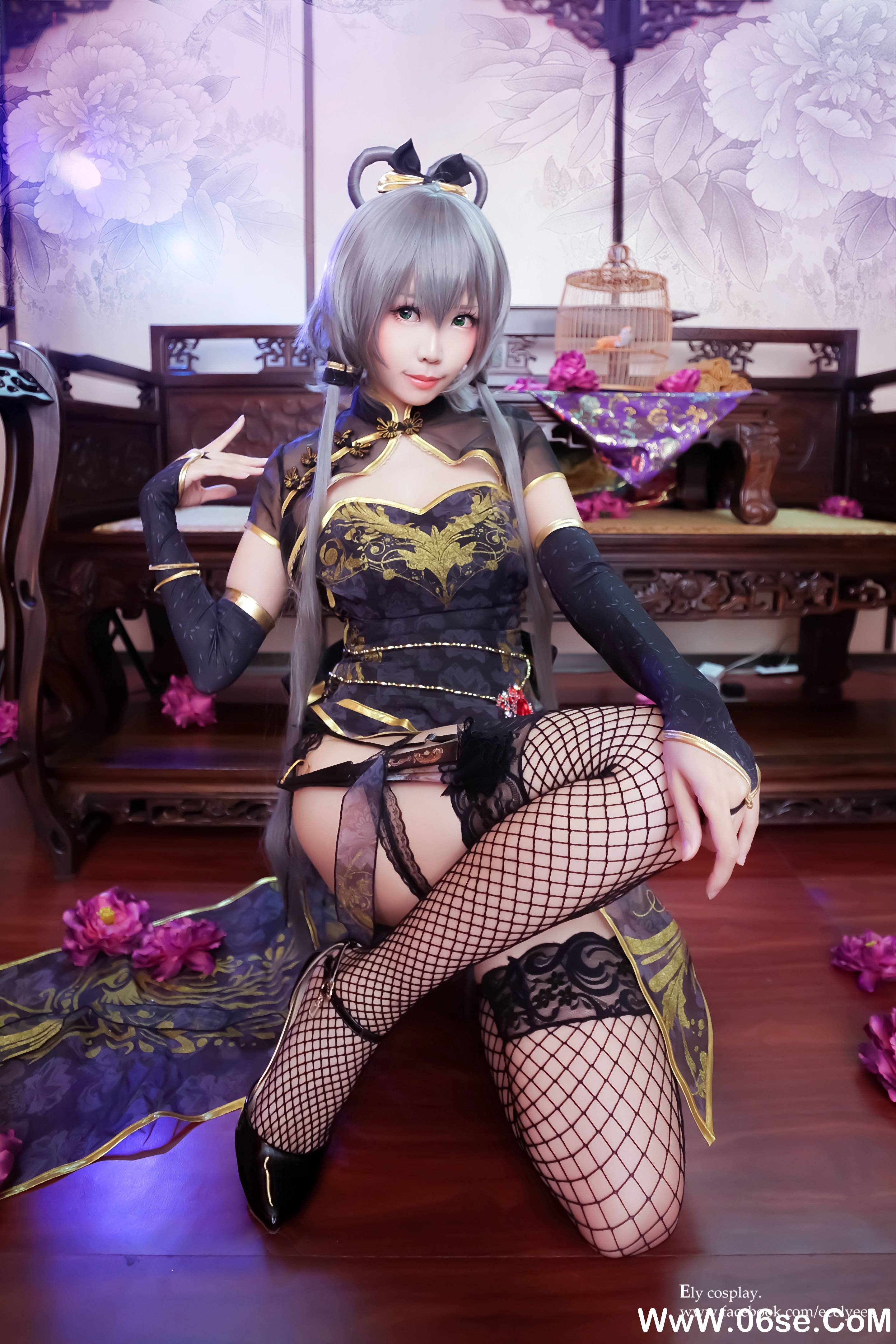 图片[10]-Ely_eee(ElyEE子) NO.012 – 天依金丝雀旗袍[13P166M]-六色网