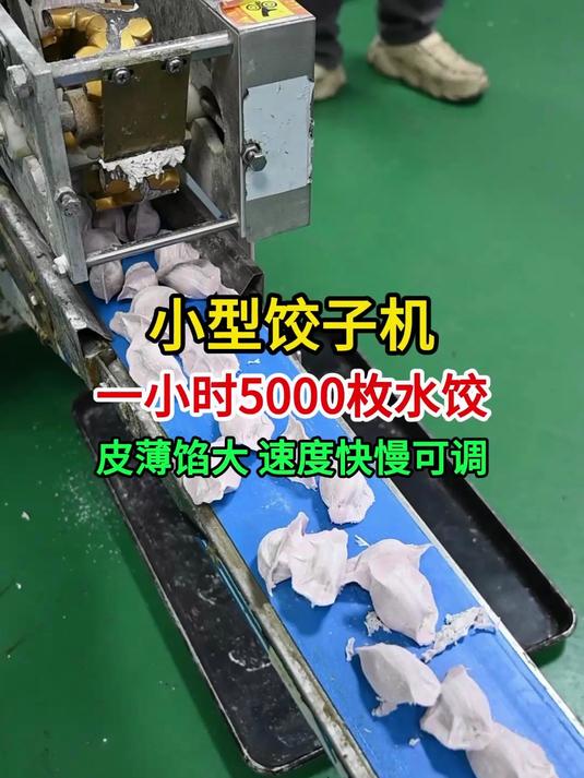 小型水饺成型机，早餐店水饺铺都在用，一小时轻松包5000个饺子