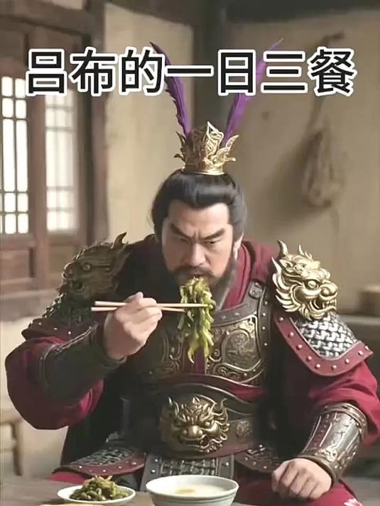 吕布的一日三餐，晚上竟然还能吃这些