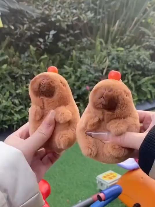 卡皮摇尾萌趣来袭,巴拉钥匙扣超好玩