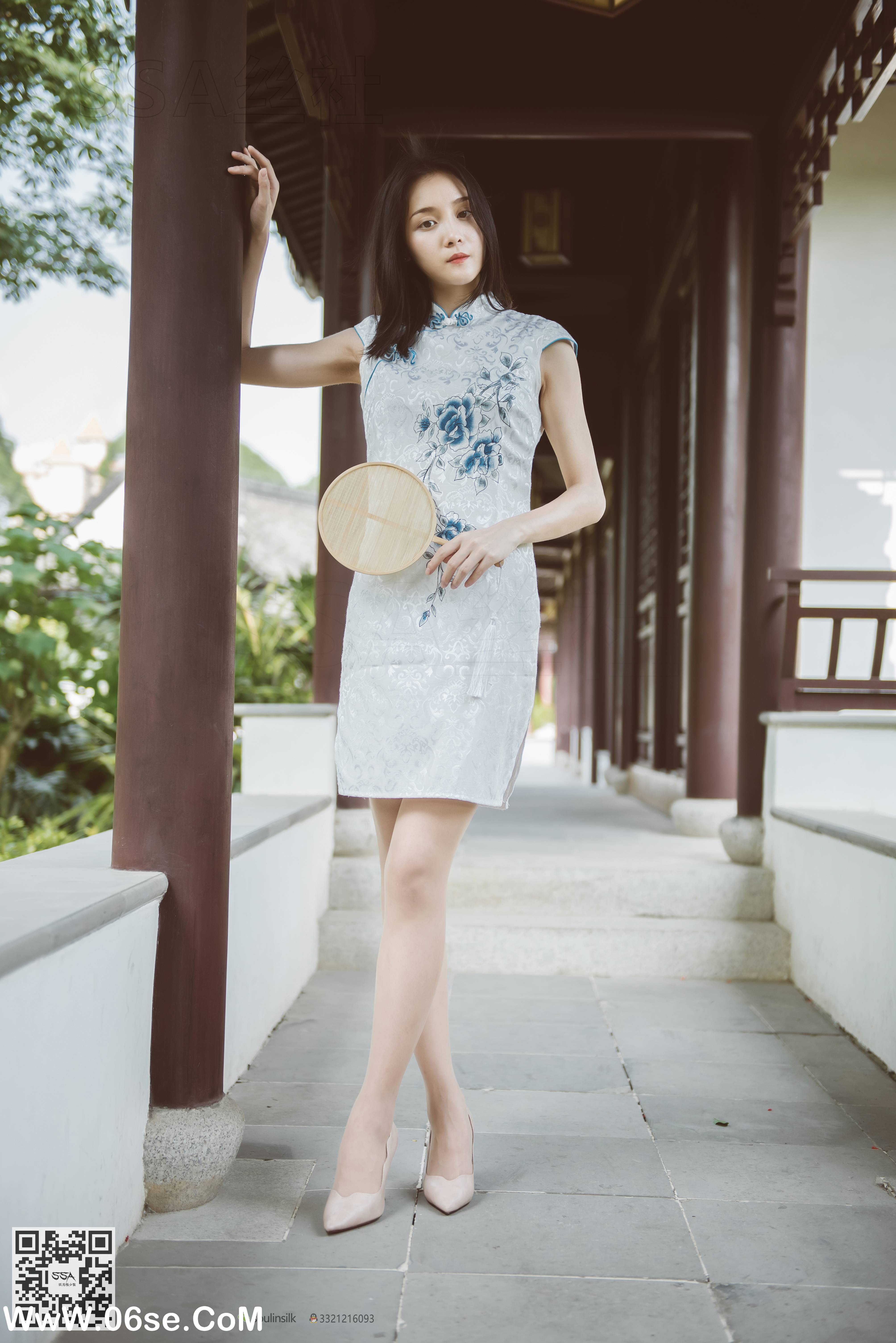 图片[56]-[SSA丝社] NO.111 君君 腿模君君的旗袍秀[163P1.56G]-六色网