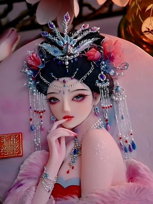 “没错 我就是妖女”#蛇蝎美人#古风蛋糕#奶油霜浮雕手绘 “我唯一的手段 就是乱了你的心啊