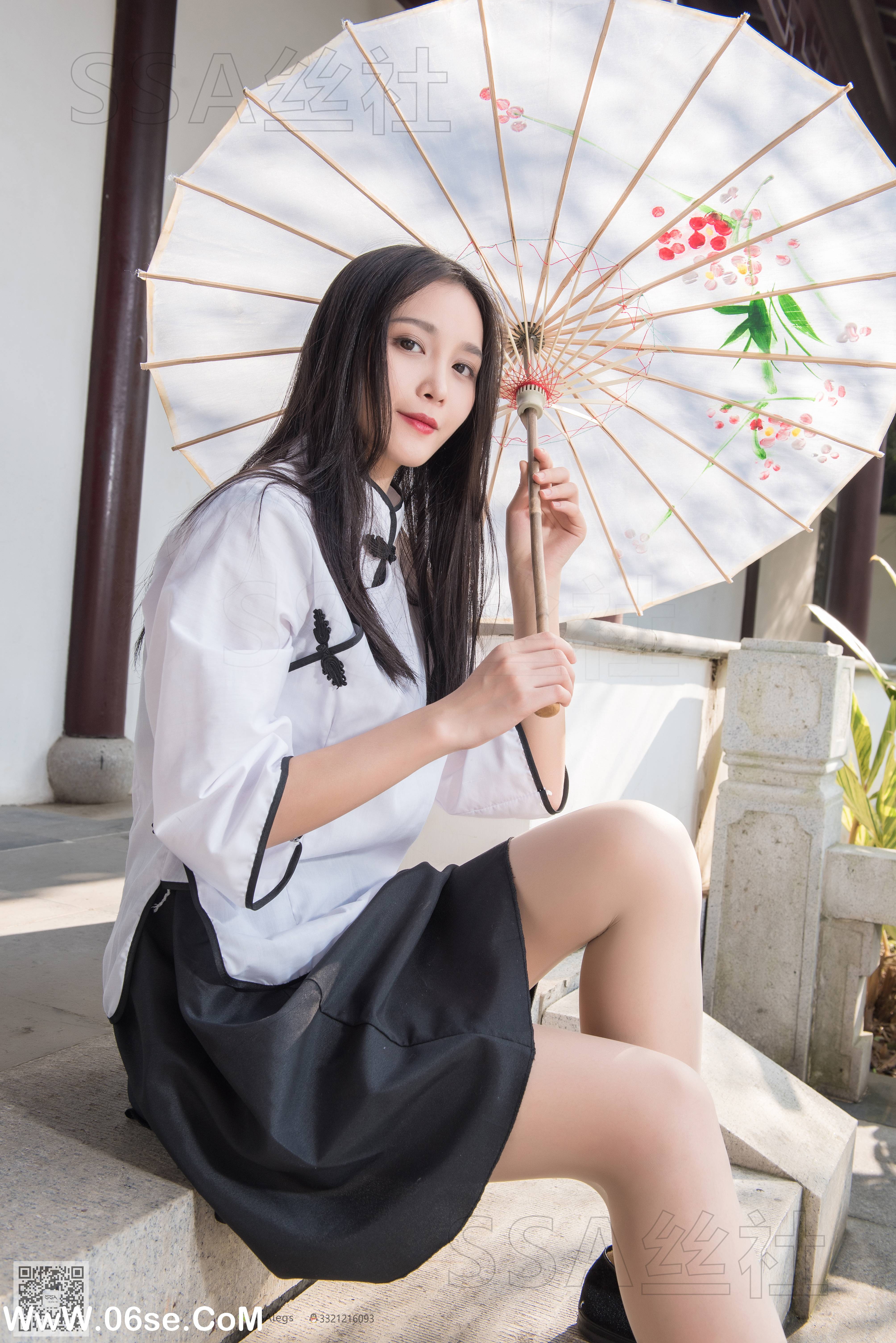 图片[35]-[SSA丝社] NO.068 君君 民国学妹肉丝白袜[120P1.85G]-六色网