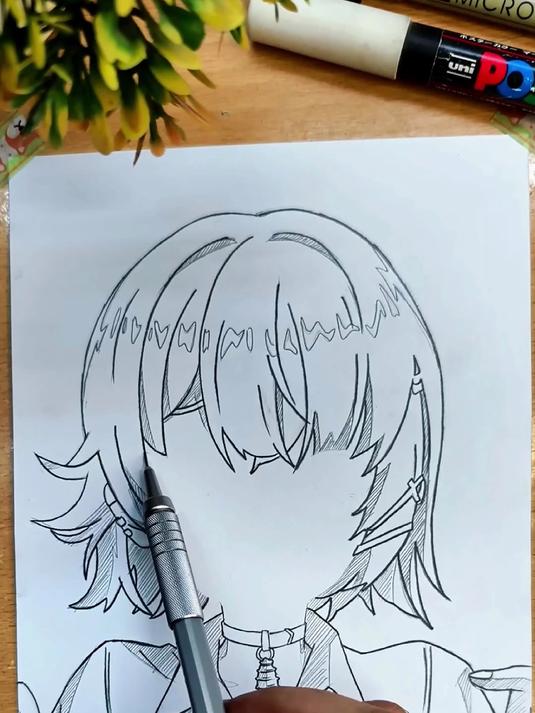 如何绘制动漫女孩