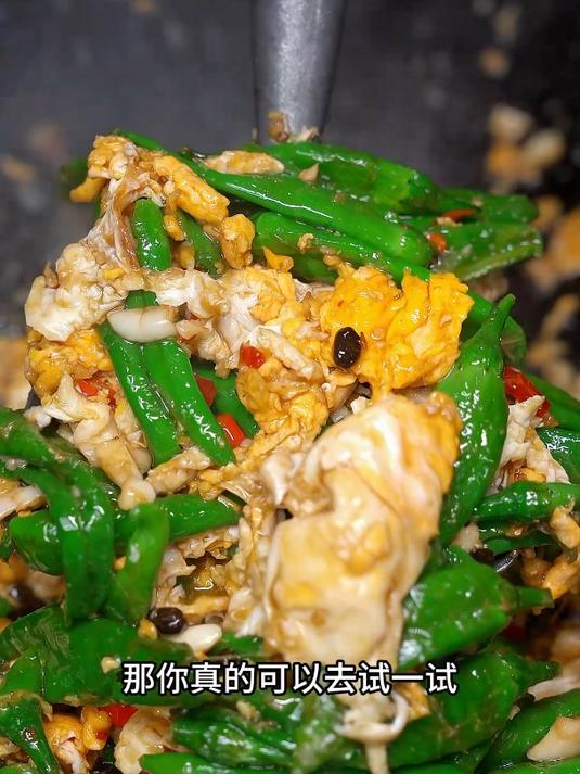 湖南下饭菜的天花板青椒炒鸡蛋,简单家常但非常下饭 乡村味道