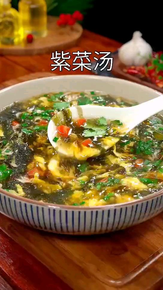 紫菜蛋花汤,做法简单又好喝