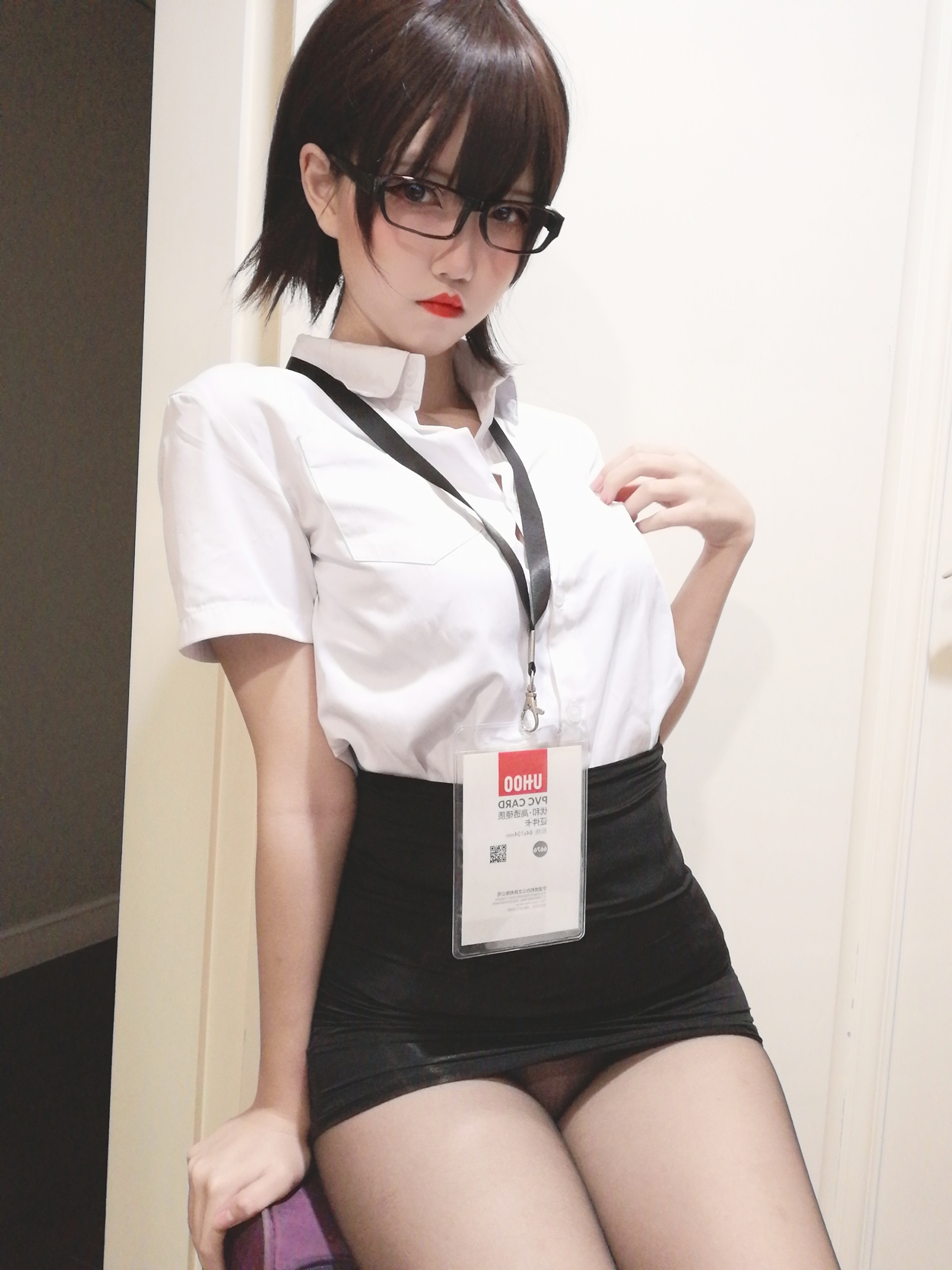 图片[9]-阿薰kaOri NO.002 – 黑丝OL[45P188M]-六色网