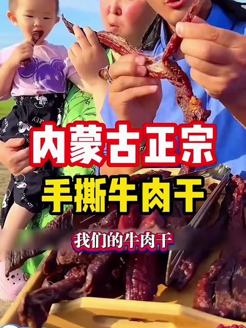 内蒙古特产零食小吃手撕孕妇即食风干牛肉干