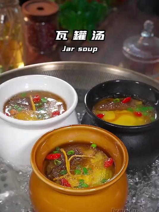 加厚陶瓷带盖炖罐，煨汤蒸蛋两不误，沙县商用家用隔水炖便携小炖盅 #甄选好物#