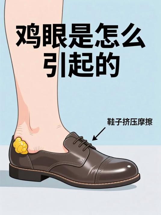 鸡眼是怎么引起的