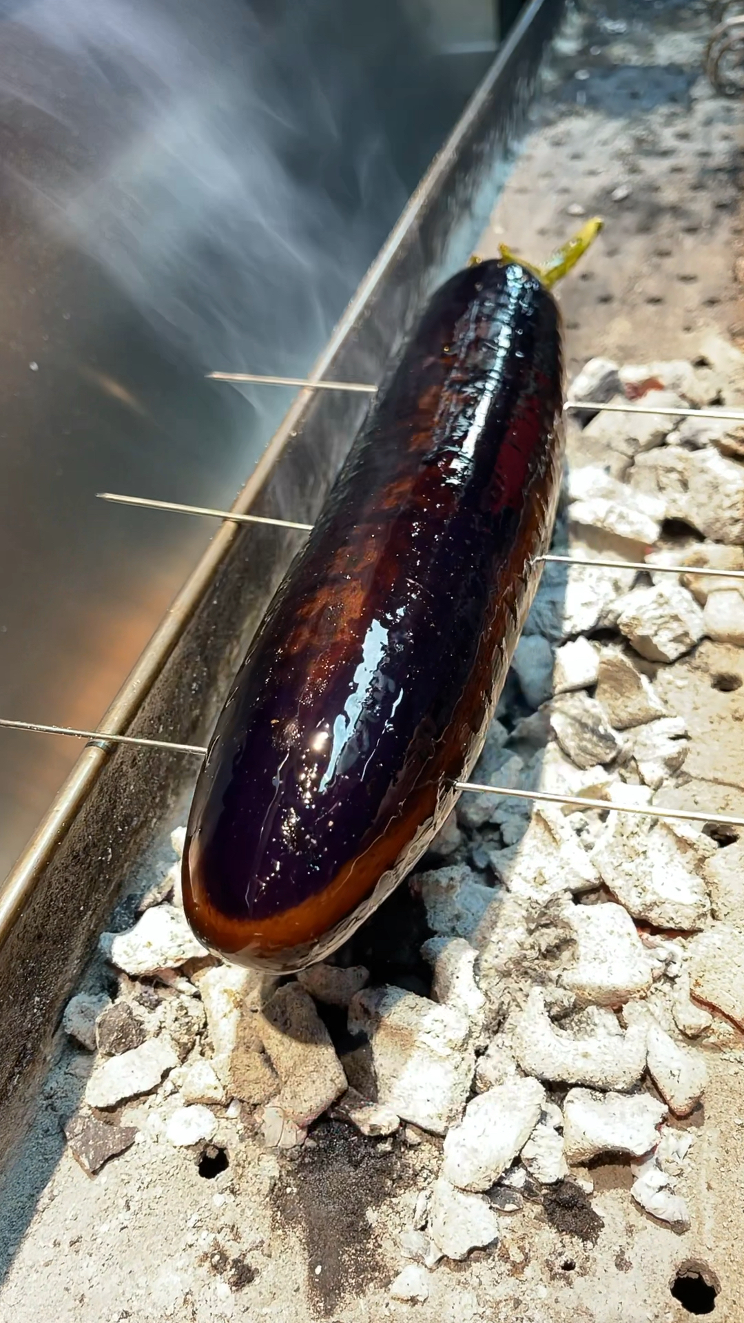 烧烤教程烤高配茄子