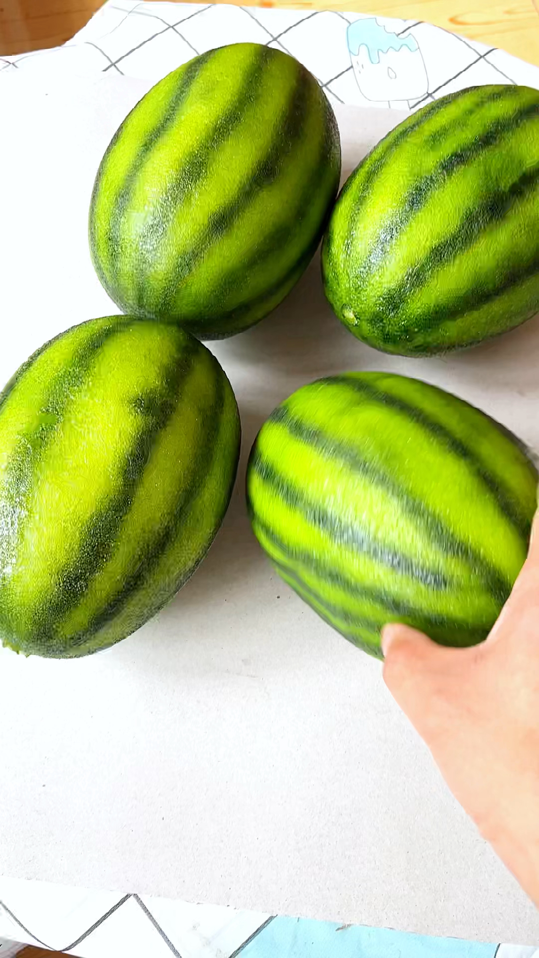 西瓜四兄弟来了#食品模型#仿真菜#电影道具